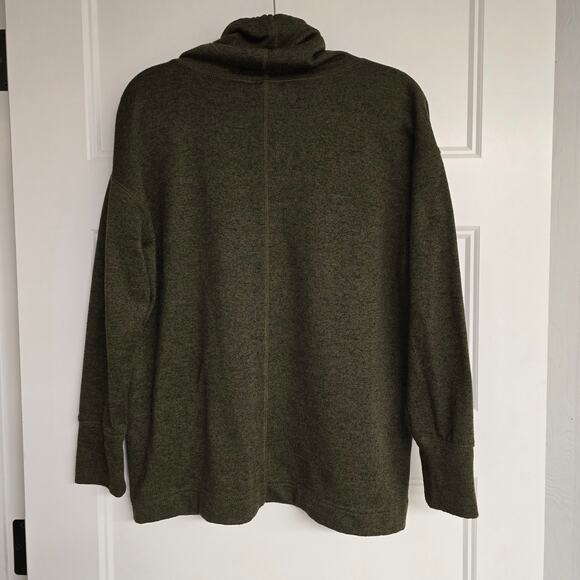 Women's Old Navy "Active" Green Knit Turtle Neck Pullover | Size Small Petite - Picture 2 of 9